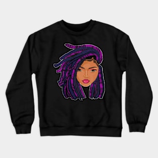 Natural Hair T-Shirt Dreadlocs or Locs 2 Crewneck Sweatshirt